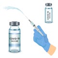 Injection bottle for medical glass vials.