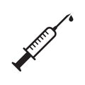 Injection icon, hypodermic icon, syringe