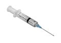 Injection or medical needle with vaccine