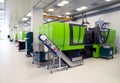 Injection molding of biomedical products in clean room