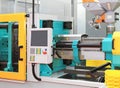 Injection moulding machine Royalty Free Stock Photo