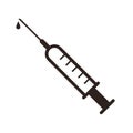 Injection syringe icon