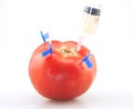 The injection of tomatoes