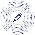 injection vector icon. injection editable stroke. injection linear symbol for use on web and mobile apps, logo, print media. Thin