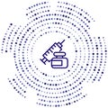 injection vector icon. injection editable stroke. injection linear symbol for use on web and mobile apps, logo, print media. Thin