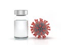 Injection vial and coronavirus