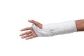 Injured arm Royalty Free Stock Photo