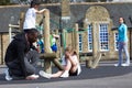 Injured Child During School Physical Education Class