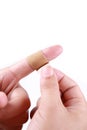 Injured finger Royalty Free Stock Photo