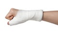 Injured Finger Royalty Free Stock Photo