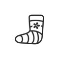 BW Icons - Injured foot