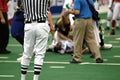 Injured football player