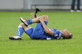 Injured football player