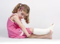 Injured girl