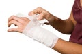 Injured Hand Royalty Free Stock Photo