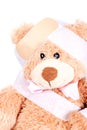 Injured Sweet Teddy Bear