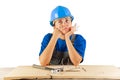 Injured worker Royalty Free Stock Photo