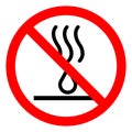 Injury Hazard Hot Liquids Symbol Sign, Vector Illustration, Isolate On White Background Label .EPS10