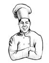 Smiling chef Royalty Free Stock Photo