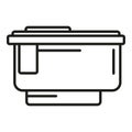 Ink cartridge icon outline vector. Digital print Royalty Free Stock Photo