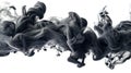 Ink Cloud Dissolving in Water: A Vivid Abstract Representation of Fluidity and Transience