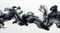 Ink Cloud Dissolving in Water: A Vivid Abstract Representation of Fluidity and Transience