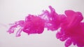 Ink cloud overlay magenta pink smoke motion