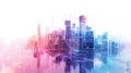 ink, data flow, living code entity, traversing a web of glowing connections, in a virtual reality cityscape, realistic, chromatic