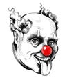 Crazy clown