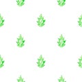 Ink messy drops leaves illustration. Print for cloth design, textile, fabric, wallpaper