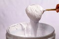 ink or paint for print on fabric tee shirts and other material.