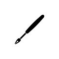 ink pen icon. Element of art and painting for mobile concept and web apps. Detailed ink pen icon can be used for web and mobile. Royalty Free Stock Photo