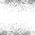 Ink splash pattern. Ink splatter on white background, vector illustration.