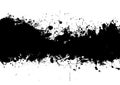 Ink splat band black Royalty Free Stock Photo