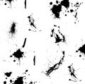 Ink Splats Royalty Free Stock Photo