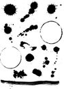 Ink splats