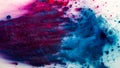 ink splatter colorful art background blue pink red