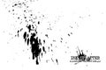 Ink splatter elements on white background . Vector Royalty Free Stock Photo