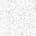 Ink spray. Seamless pattern. Black blots on a white background.