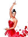 Beautiful Flamenco dancer