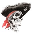 Dead pirate captain