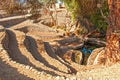 Inka watering system Royalty Free Stock Photo