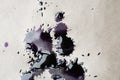 Inkblot On Paper