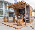 Inkerman booth at Kyiv Food and Wine Festival in Ukraine Royalty Free Stock Photo