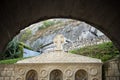 Crimea, Inkerman, 14.09.2019: Inkerman cave monastery in Crimea