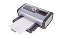 Inkjet printer isolated on a white Royalty Free Stock Photo