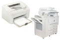 Inkjet printer and Office copying machine Royalty Free Stock Photo