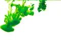 Inks in water, color abstraction, color explosion Royalty Free Stock Photo