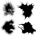 Inky splats