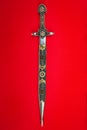 Inlaid antique dagger Royalty Free Stock Photo